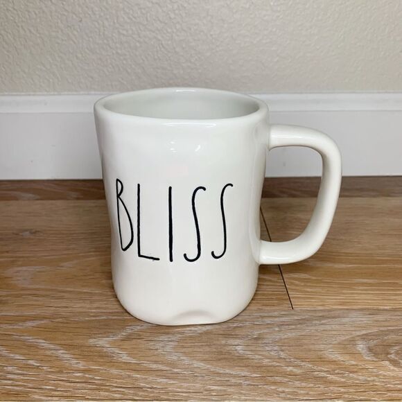 Rae Dunn Comfort, Wish & Bliss White Mug BUNDLE - Picture 4 of 6